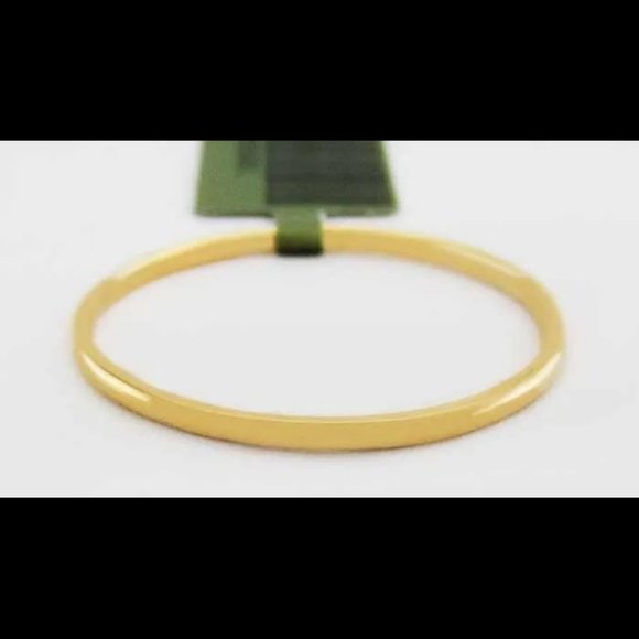 Solid Plain Norrow Band Ring 14K Yellow Gold - NWT